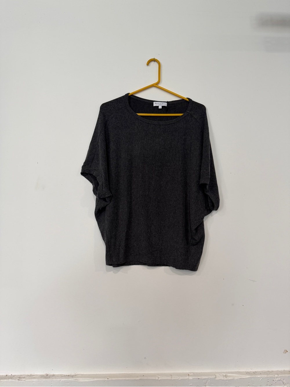 Michael Star Madison Brush Charcoal Dolman top